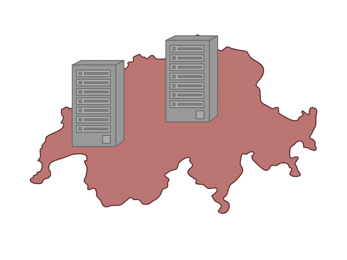 Swiss Server Illustration